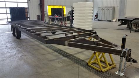 fully welded trailer frame